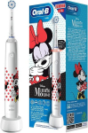 Oral-b Junior elektriline hambahari lastele alates 6. eluaastast, 2 puhastusrežiimiga ja visuaalse 360&deg; survekontrolliga hambaraviks, disaininud Braun, Minnie Mouse, valge, pakis 1 tk