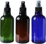 2 t&uuml;kki 250ml 9oz korduvt&auml;idetav t&uuml;hi plastikust pihustatav parf&uuml;&uuml;mipudeli purkide konteinerid kaanega meigi kosmeetika pihusti pudel lekkekindel kaasaskantav reisitarvikud (sinine)