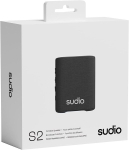 Sudio S2 must bluetooth k&otilde;lar valju heli ja s&uuml;gava bassiga, pikk m&auml;nguaeg, ipx5 veekindel, bluetooth 5.3 tws sidumine, kaasaskantav juhtmevaba kompaktne k&otilde;lar koju, &otilde;ue