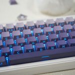 131 klahvi gradient lilla klahvikatted Cherry profiiliga Pbt Doubleshot klahvikatte komplekt 61/64/87/104/108 Cherry Mx l&uuml;lititega mehaanilisele klaviatuurile