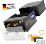 Elder Welder&reg; Sockets Safe seif, &uuml;hildub iga Schuko topeltpesaga, mini seif v&otilde;tmega raha peitmiseks, salajane sahtel ja salajane peidukoht