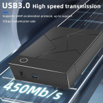 V&auml;lise k&otilde;vaketta adapter Pesfehhy 3.5 k&otilde;vaketta korpus usb 3.0 liidesega sata k&otilde;vakettale - v&auml;line ssd korpus - eu pistik - vastupidav ja lihtne kasutada