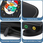 Kollektsion&auml;&auml;ri album pokemon kaartidele, 400 kaardi kauplemiskaartide album 4 taskut 50 lehek&uuml;lge kollektsion&auml;&auml;ri kaust kvaliteetne veekindel pu nahast kaardikollektsiooni raamat kingitus lastele
