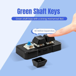Cuifati 3 nupuga klaviatuur &uuml;he k&auml;ega mehaaniline rgb m&auml;nguriklaviatuur diy programmeeritav makroklaviatuur, plug and play, usb m&auml;nguriklaviatuur osu hid programmeerimise makrov&otilde;tmed, mille jaoks