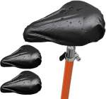 Acooruiteng 2 sadulakaitse pakki, veekindel jalgratta sadulakate, jalgratta sadulakate, vihmakate, must Pvc jalgratta sadulakate enamikule jalgratastele