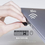 Allomn juhtmevaba bluetooth vastuv&otilde;tja adapter, 2 tk usb-usb adapter 2.4ghz &uuml;limalt stabiilne juhtmevaba nano vastuv&otilde;tja dongel juhtmevaba klaviatuuri k230 k330 k350 k360 k520 6 kanalit 6mm