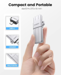 Orico Usb m&auml;lupulk Type C 128 Gb, U3 Flash Drive 100 Mb/s, v&otilde;tmehoidjaga m&auml;lupulk, v&auml;line andmesalvestuse m&auml;lupulk, &uuml;hildub Android mobiiltelefonide, Pc, arvuti/s&uuml;learvutiga