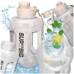 Spordijoogi pudel Tressari, 1600 ml, Titaan