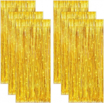 Kuldse litriga kardinakomplekt (6 tk) pidudeks