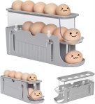 Guermok veerev munahoidja k&uuml;lmikule, 3-korruseline munakorraldaja, ruumis&auml;&auml;stlik munakonteiner, kokkupandav munadoosik k&uuml;lmikule, kapile, t&ouml;&ouml;laud (hall)