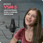 Movo Vsm-5 xlr stuudiokondensaatormikrofon koos amortisaatori, pop-filtri ja xlr-kaabliga &ndash; ideaalne mikrofon vokaalide, taskuh&auml;&auml;lingusaadete, voogedastuse, ringh&auml;&auml;lingu, asmr-i ja muu jaoks