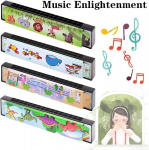 Suupill lastele, 4 suupilli komplekt lastele, diatooniline suupill, 16 auguga suupill C-duuris, suupill, v&auml;ga sobiv algajatele, lastele, &otilde;pilastele