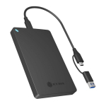 V&auml;lise k&otilde;vaketta adapter Icy Box kettaboks IB-201T-CU31 2.5" SATA HDD/SSD Geh&auml;use