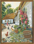 Eva Rosenstand Hollyhock ristpistes komplekt