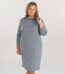 Hansmark naiste kleit Niina 70093*01, must/valge