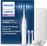 Philips Sonicare 6100 elektriline hambahari, sonic hambahari 2 puhastusrežiimiga, 3 intensiivsustasemega, survekontroll, Easystart, Smartimer, reisikohver, valge, mudel Hx7400/02 [uus tehnoloogia]