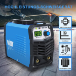Elektroodkeevitusseade 200 A - elektroodkeevitusseade - inverterkeevitusseade - inverterelektroodid - kaarkeevitaja - seade algajale - elektriline keevitusseade - Igbt Arc200k - Vector Welding
