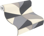 Rasch Club 419207 mittekootud tapeet graafiline hall 10.05 m x 0.53 m
