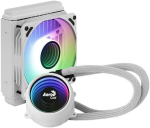 Protsessori jahuti Aerocool miragel120w cpu vedelikjahutus 120mm argb ventilaator, tdp 200w, valge