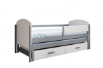 Lastevoodi ADRK Furniture Olen, 180x80 cm, hall/valge
