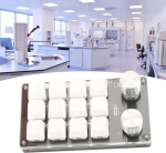 Dioche Macro klaviatuur, &uuml;he k&auml;ega Macro mehaaniline klaviatuur, kaasaskantav Usb 12 klahviga Rgb multifunktsionaalne Diy programmeeritav klaviatuur nupuga kontorim&auml;ngude jaoks (must/valge)