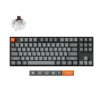 Juhtmevaba m&auml;nguklaviatuur Keychron K8 Max Wireless K8M-H3 Keychron Super Brown, Inglise (US), must v., Keychron K8 Max QMK/VIA Wireless RGB - US Layout - Hot-Swappable Super Brown (K8M-H3) Belaidė Žaidimų Klaviatūra