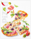 Tikkimiskomplekt Magic Needle "Pizza" 528-557