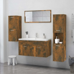 vannitoakapp, suitsutatud tamm, 30 x 30 x 130 cm, tehispuit CFE6638101