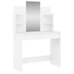 peegliga tualettlaud, valge, 96 x 39 x 142 cm CFE9870008
