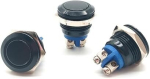 Switian 3 tk 16 mm hetkeline surunuppl&uuml;liti, Ip65 veekindel, 3a/220v Spdt kruvikinnitus auto Rv veoauto paadi jaoks (must korpus)