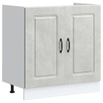 valamu aluskapp, Kalmar, betoonhall, 80x46x81,5 cm, tehispuit CFE898508