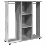 ratastega riidekapp, hall Sonoma tamm, 102x38x110 cm, tehispuit CFE180349