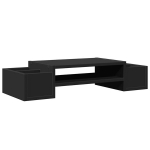hoiuruumiga monitorialus, must, 70 x 27 x 15 cm, tehispuit CFE292037