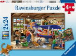 Ravensburgeri laste pusle - 12004044 Planes & Trains - pusle lastele alates 4. eluaastast, 2 x 24 t&uuml;kki
