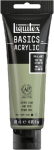 Liquitex Basics 8870079 akr&uuml;&uuml;lv&auml;rv, mono-pigmenteeritud kunstniku pigmendid, valguskindlad, keskmise viskoossusega, arhiivikvaliteediga, siidise l&auml;ikega viimistlus, 118 ml tuub, hallikasroheline