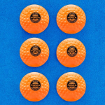 Hokipallid m&auml;nguks (5*) Forza, oranžid - 6 tk
