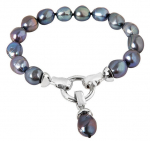 JwL Luxury Pearls K&auml;ev&otilde;ru ehtsast metallist sinistest p&auml;rlitest JL0562