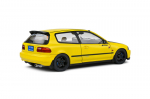 Diecast mudel SOLIDO S1810402 Honda Civic (Eg6) Spoon Version Yellow Carnival 1991 1/18