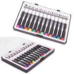 T&auml;ppis-torx kruvikeerajad 12 tk + kruvikeeraja karp