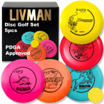 5-kettaga golfikettade komplekt koos 1 minimarkeriga LIVMAN D011