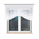 Markizeta kardin Daniela, 250x90 cm, valge