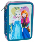 Disney Frozen koos t&auml;idetud pliiatsikarp 2 tasandiga