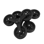 2Pcs Triangle Wheels Parts Shopping Trolley Caster for Suitcase Luggage Cart