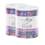 Vaha depilatsiooniks Italwax TIN LIPO WAX FLEX Wine, 800g x2
