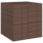 vidaXL aia hoiukast, PE rotang, 100 x 97,5 x 104 cm, pruun