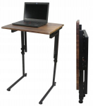 Kokkupandav laud kontorisse, arvutilaud, reguleeritav, vintage