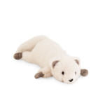 Pehme m&auml;nguasi Orange Toys Weasel lamades, valge, 38 cm - pl&uuml;&uuml;sis m&auml;nguasi lastele, kallis s&otilde;ber, OT8030/38