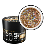 PALU Nail art geel PRINCESS ART GEL - GOLDEN AURORA - 10g