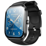 Nutikell Hoco Y28, 1.96" 368x448px, aku 200mAh kuni 3-5 p&auml;eva, Bluetooth 5.2, K&otilde;nefunktsioon, IP67 - Must