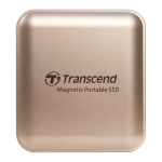 Transcend k&otilde;vaketas Portable SSD 4TB Magnetic R/W 2000/2000 roosa kuldne